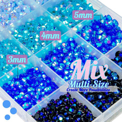 qiipii close-up 5mm faceted sparkle emphasizing reflective shimmer