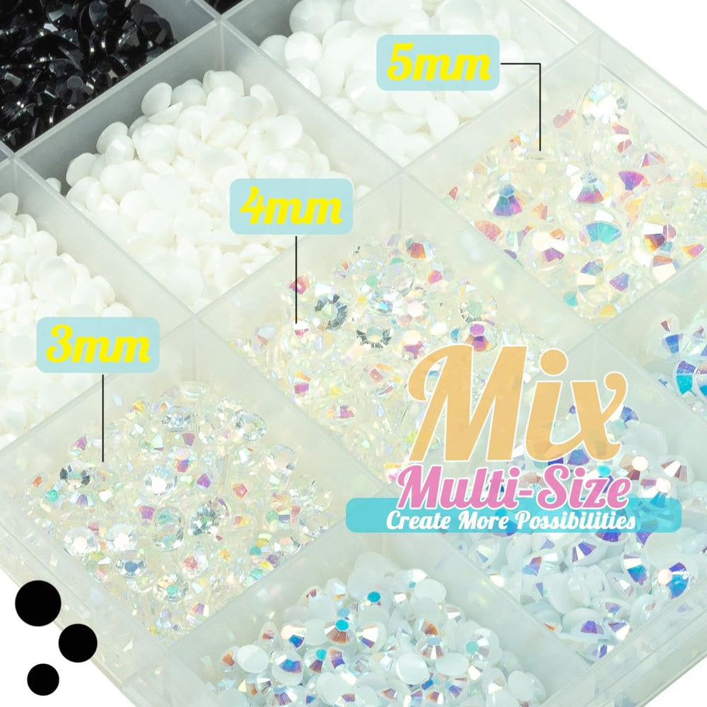qiipii closeup facet detail highlighting resin sparkle and consistent shape for precise work