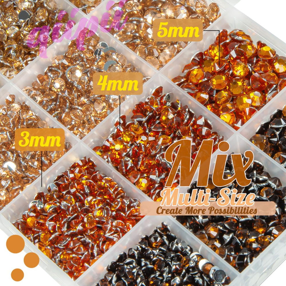 qiipii compartment box with four warm colors kept separated for quick access