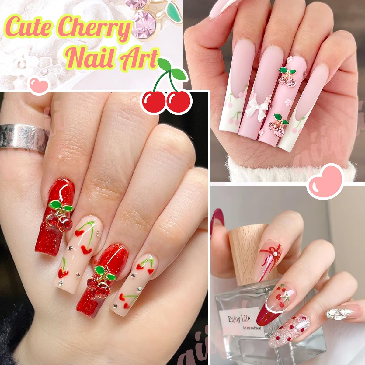 qiipii cherries decorating phone case for craft inspiration