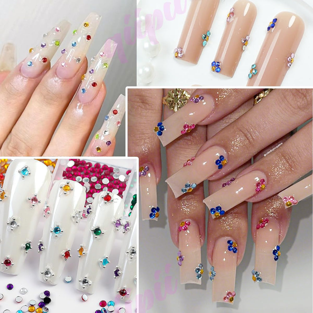 qiipii shoe fabric edge embellished with gems showing color pop and custom style benefit