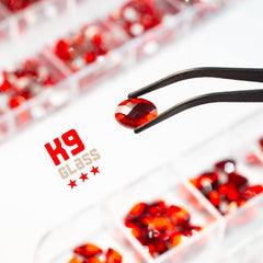 qiipii flatback shape detail demonstrating easy adhesive placement