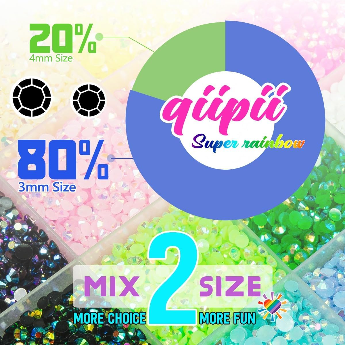 qiipii B7000 glue with tweezers and wax pick for precise application
