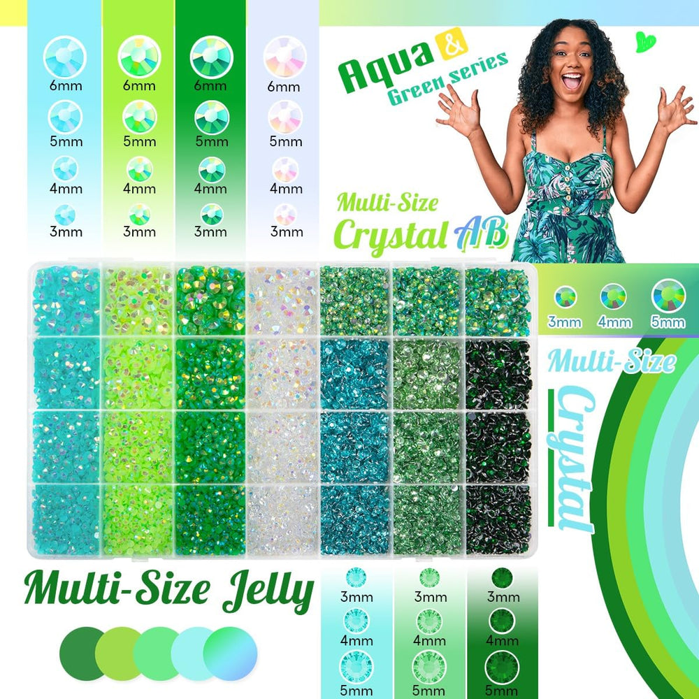 qiipii close-up of 28 grids highlighting organized color selection