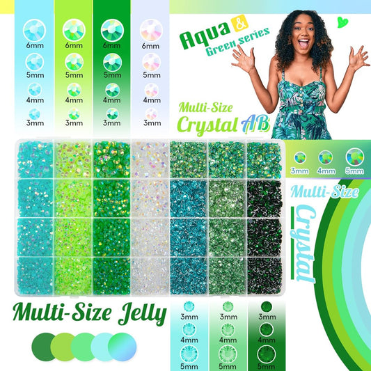 qiipii close-up of 28 grids highlighting organized color selection