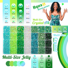 qiipii close-up of 28 grids highlighting organized color selection