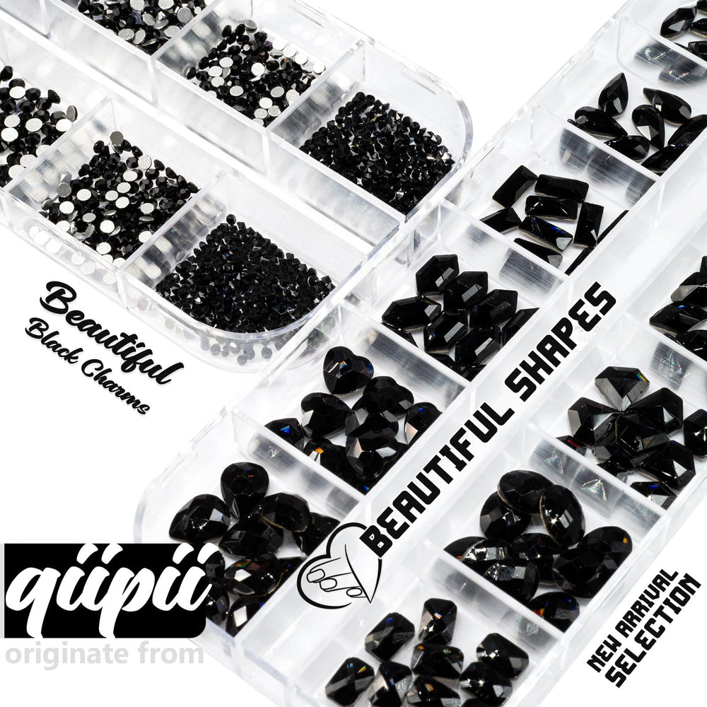 qiipii open grid storage boxes displaying organized compartments for quick shape selection