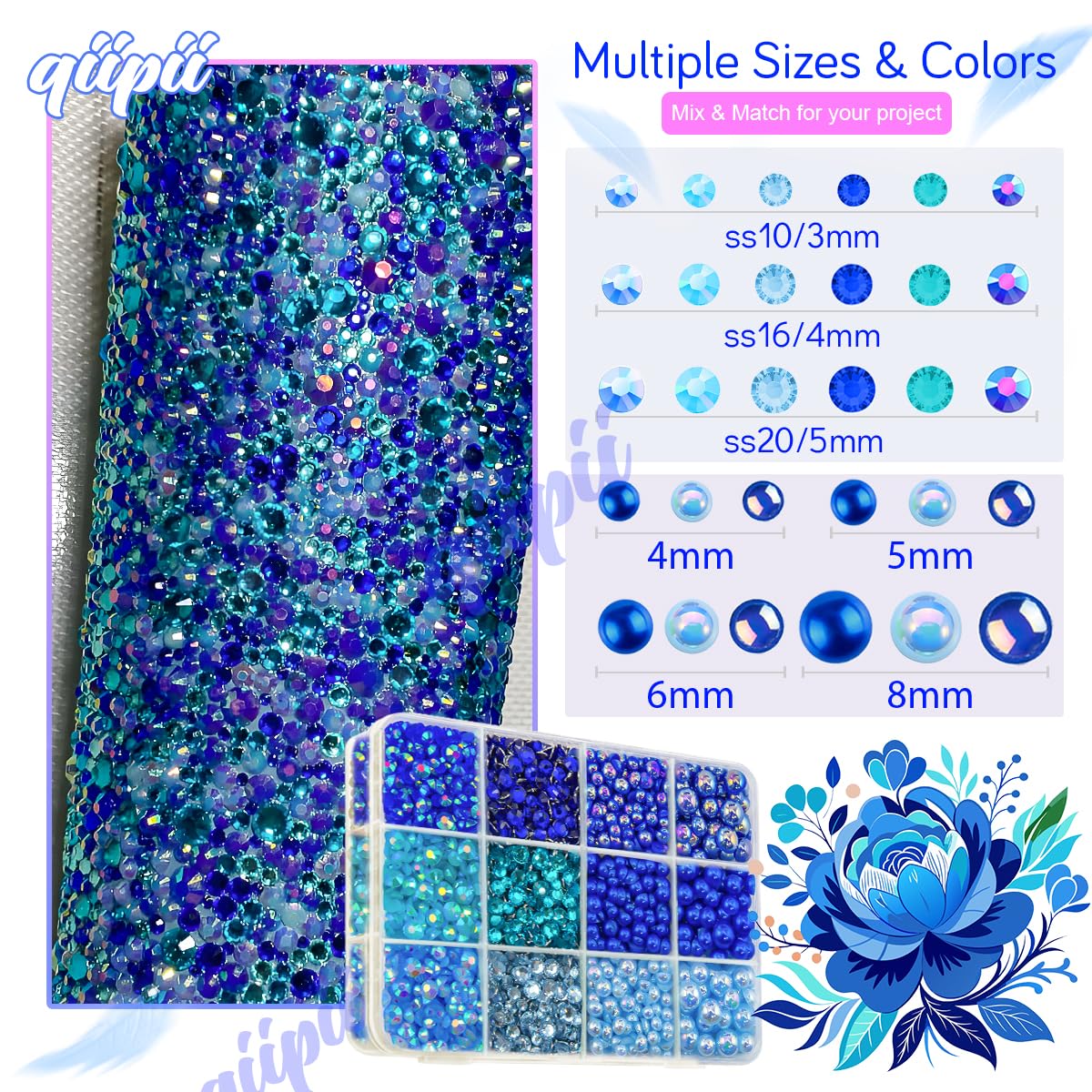 qiipii nails being decorated using kit pieces illustrating precise placement benefit