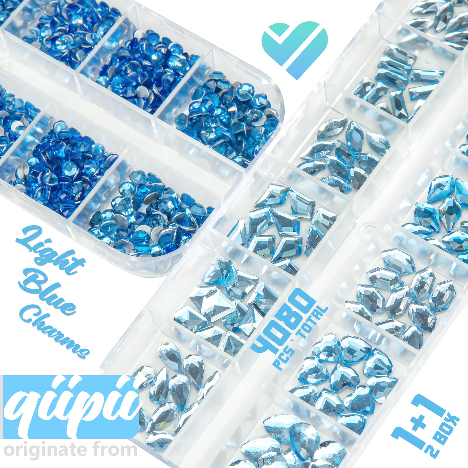 qiipii close-up of varied shapes illustrating texture and design options