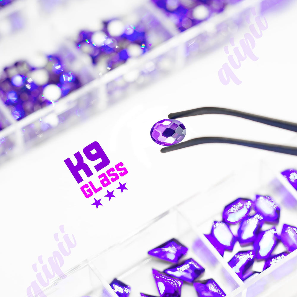 qiipii round bead sizes displayed for layered nail design benefits