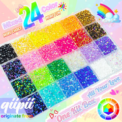 qiipii open box with 24 compartments demonstrating organized color selection benefit