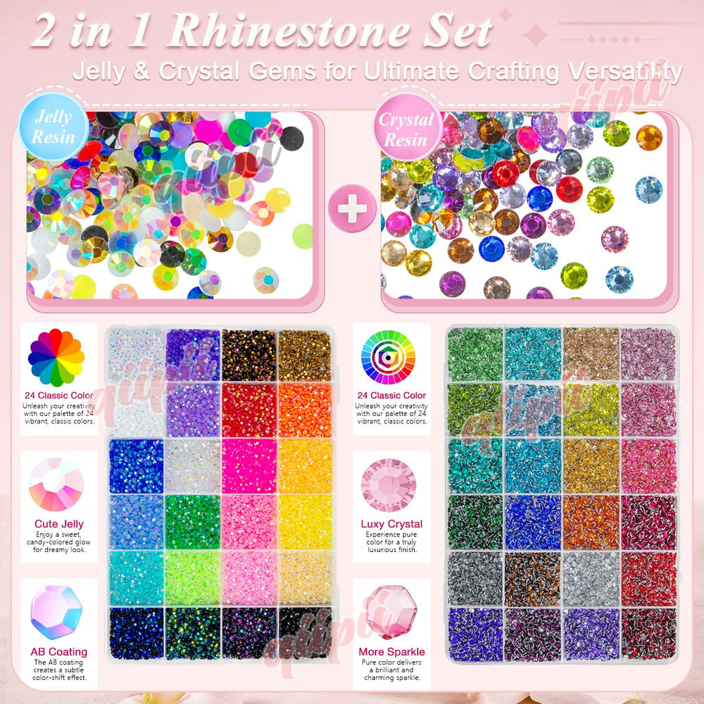 qiipii open tray displaying organized colors for fast selection and tidy storage