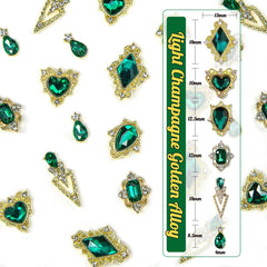 qiipii rhinestones size comparison display showing accurate sizes for planning designs