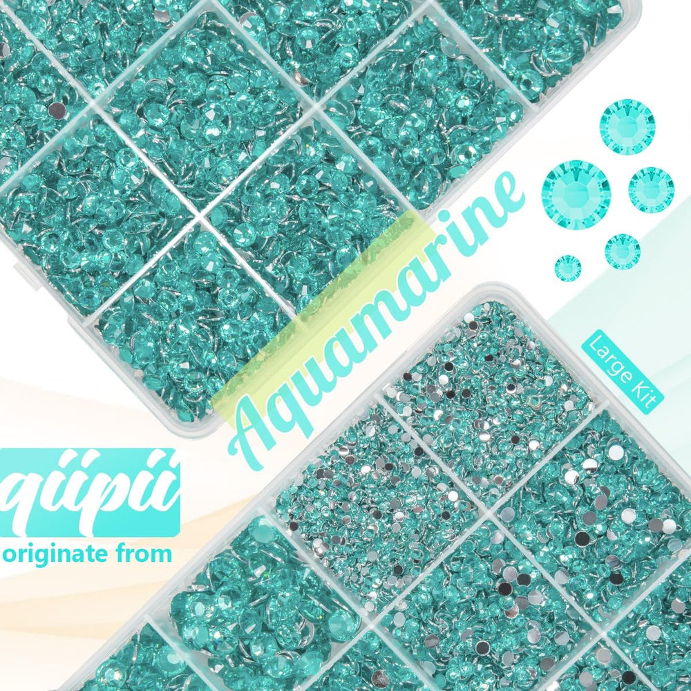 qiipii size comparison of 2mm to 6mm stones for planning layered designs and accents