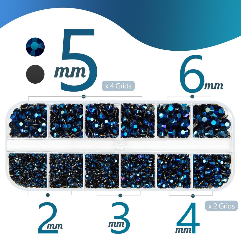 qiipii rhinestones applied to a tumbler showcasing secure adhesion and shine