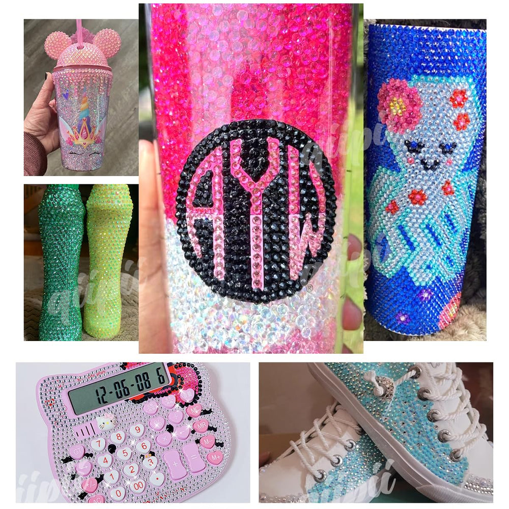 qiipii rhinestones decorating phone case for stylish personalized look