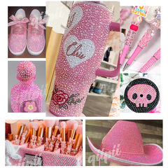 qiipii tweezers and wax pen arranging gems for precise placement and neat results