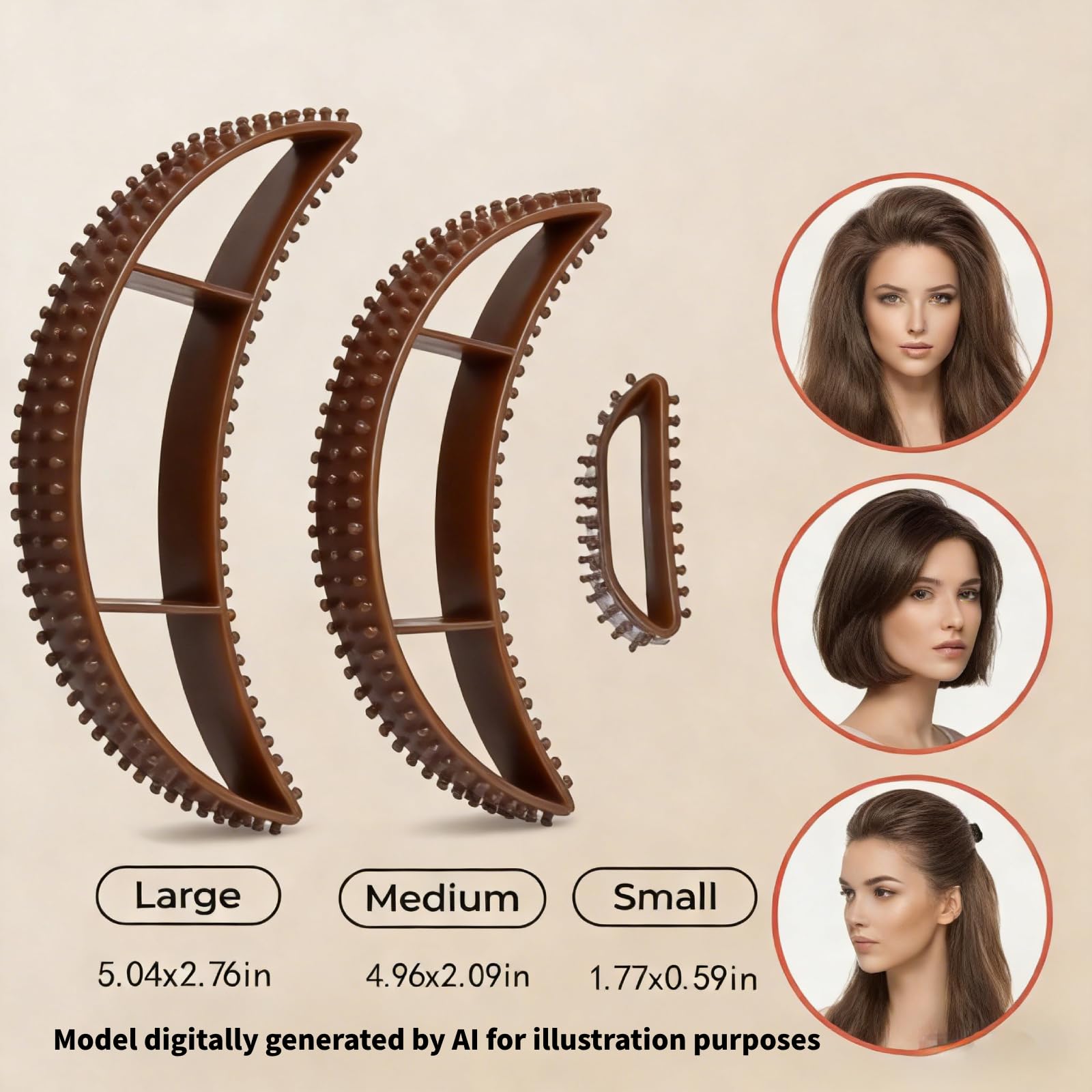Qiknird five-size layout displaying variety and easy selection for styles