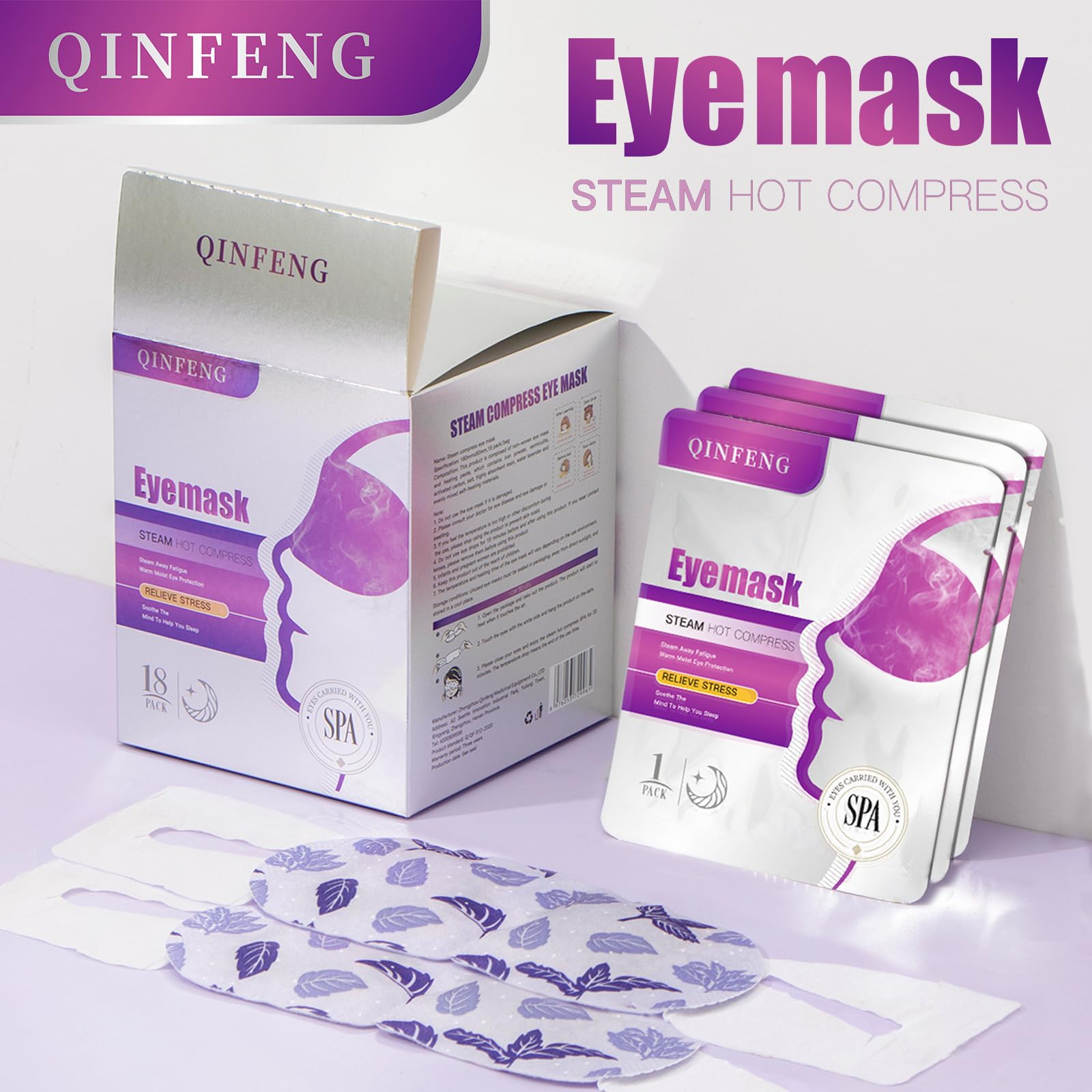 QINFENG elastic ear-hook detail for secure, comfortable fit