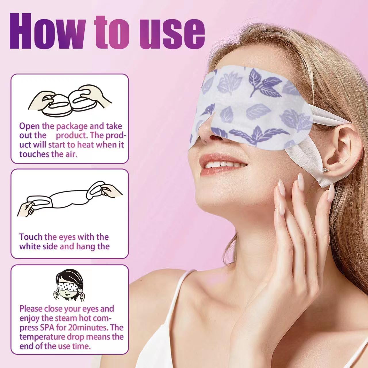 QINFENG mask next to travel pouch for on-the-go relief