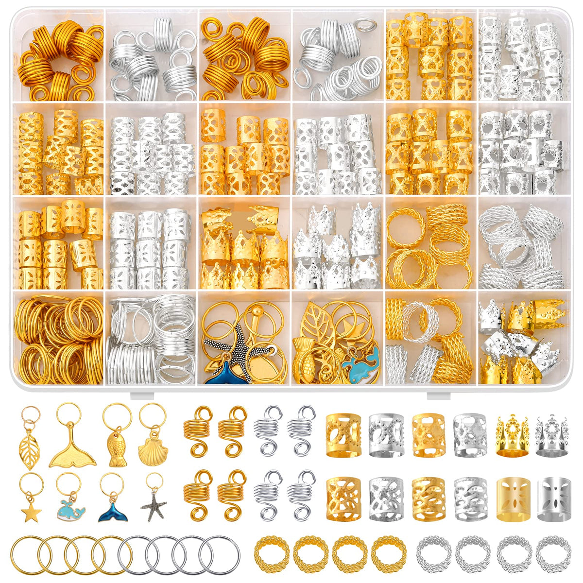 Qinzave front kit layout showing all 292 pieces and variety benefits