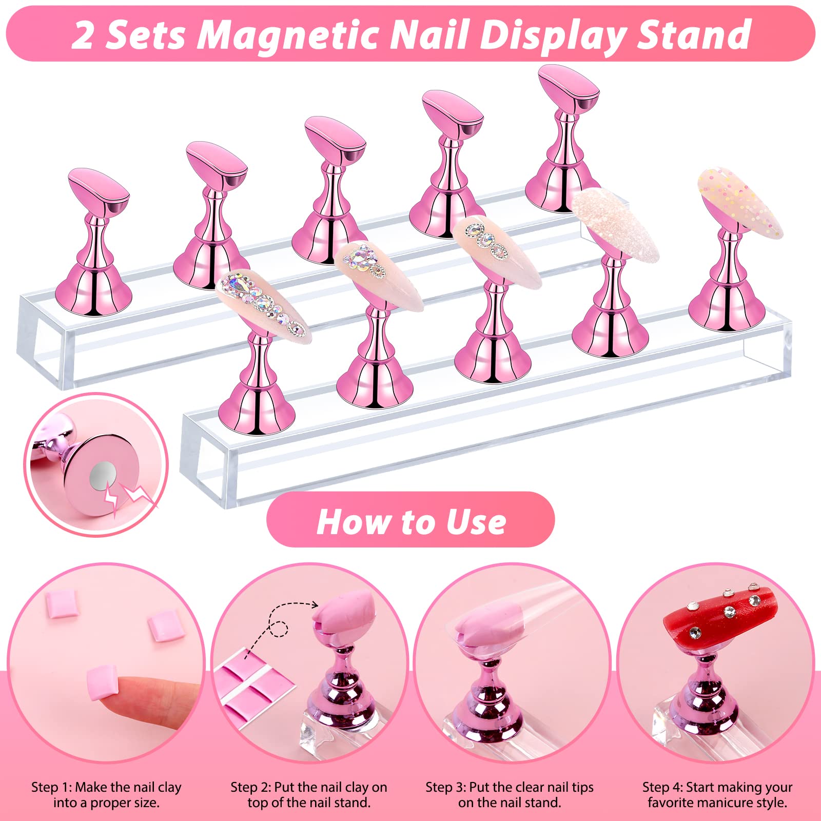 Qinzave cuticle pusher trimmer and clipper displayed for safe nail bed prep