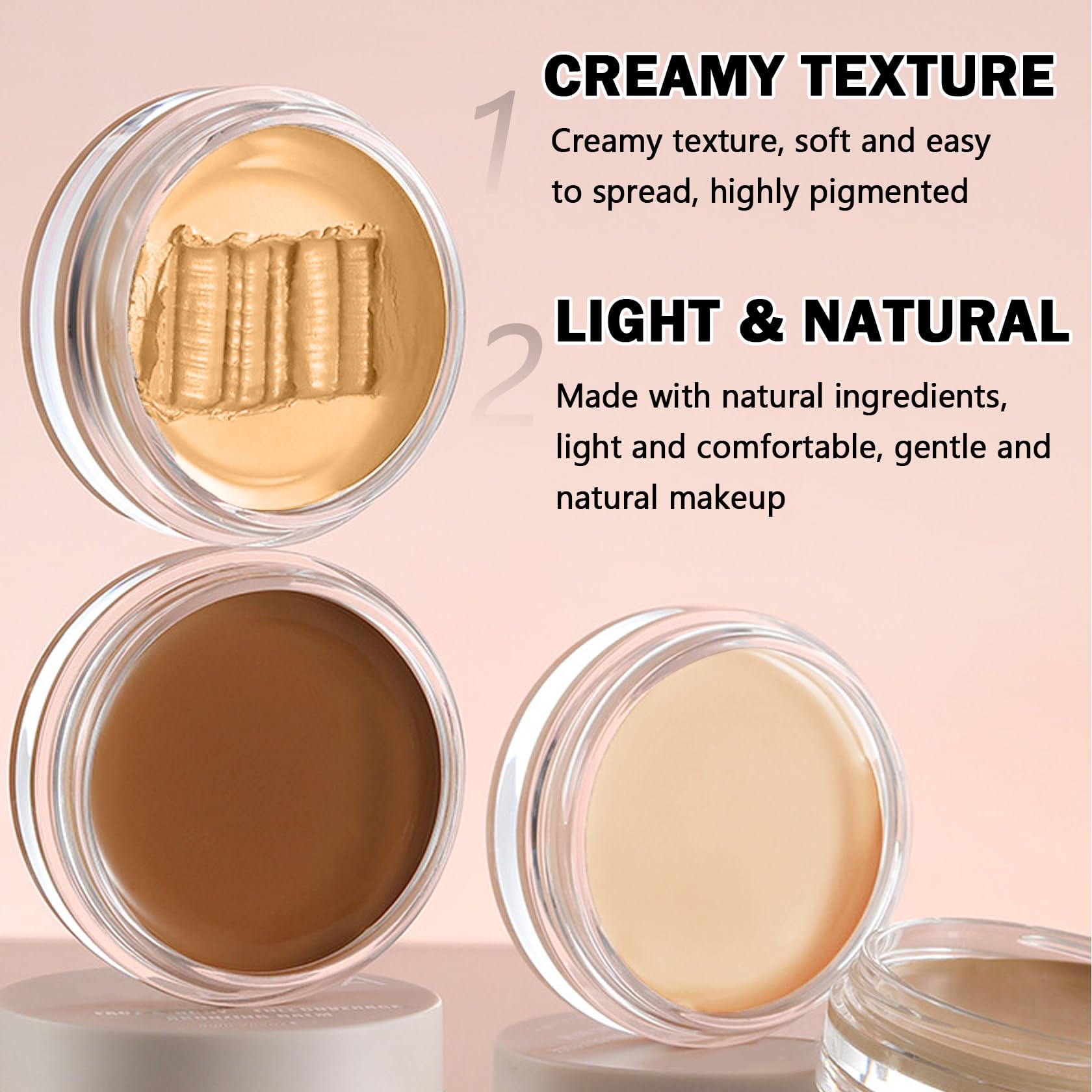 QIUFSSE concealer sponge application pressing for smooth finish