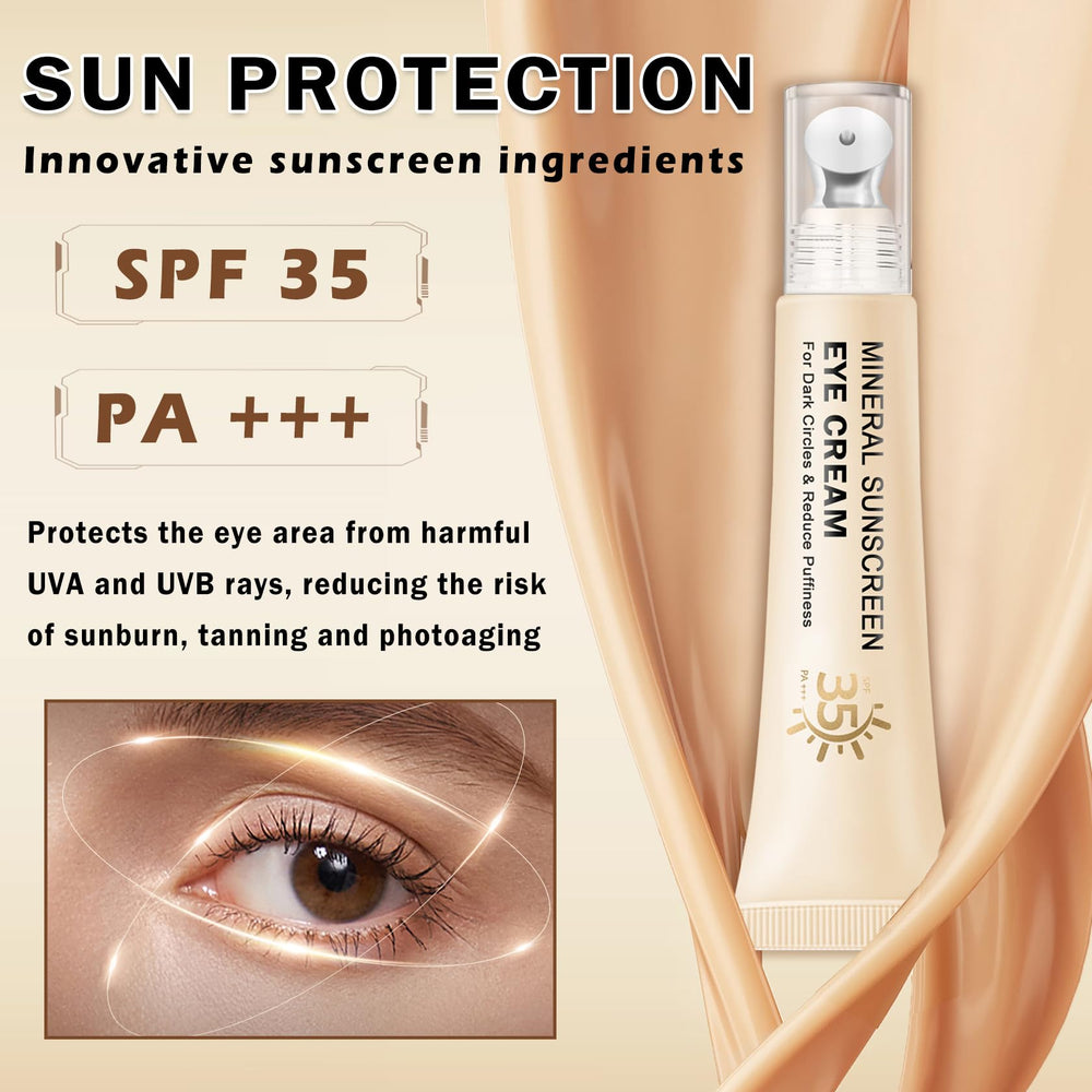 QIUFSSE before and after under-eye showing reduced shadow and brightness