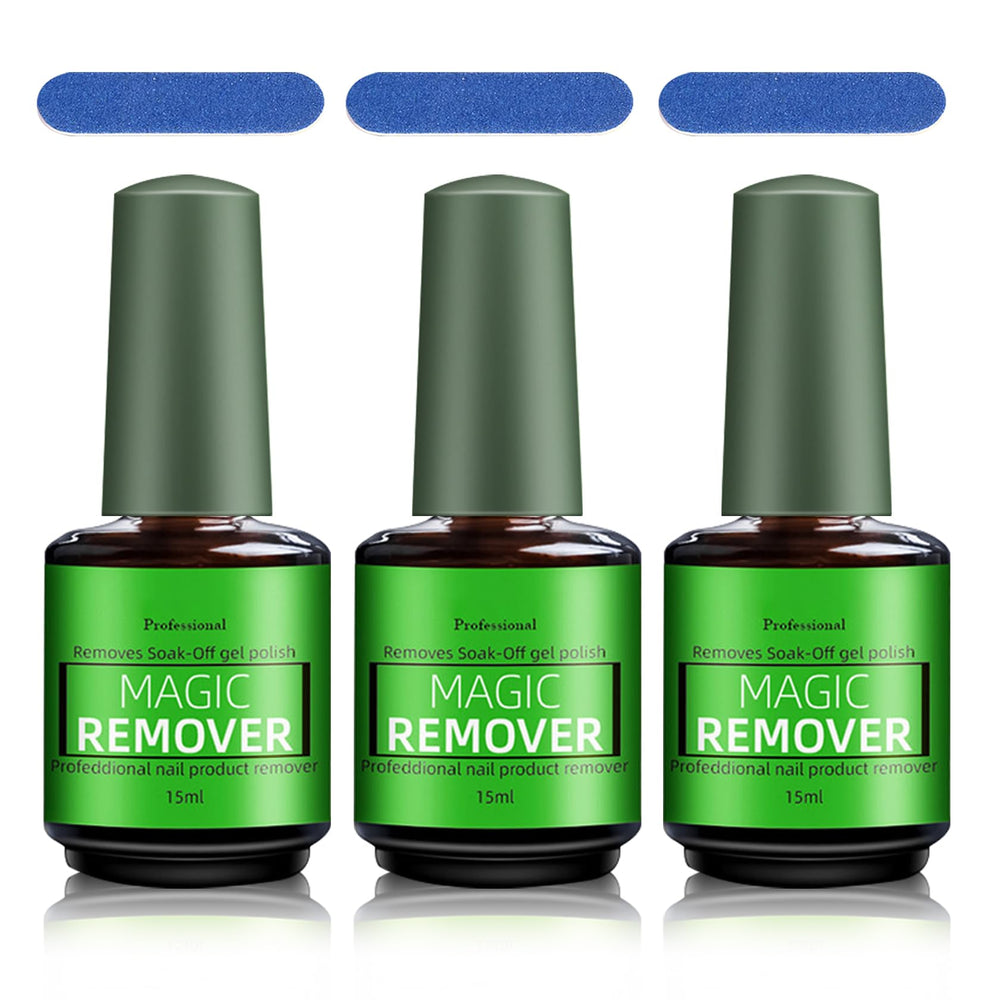 QIUFSSE front packaging showing three 15ml bottles and quick-removal benefit