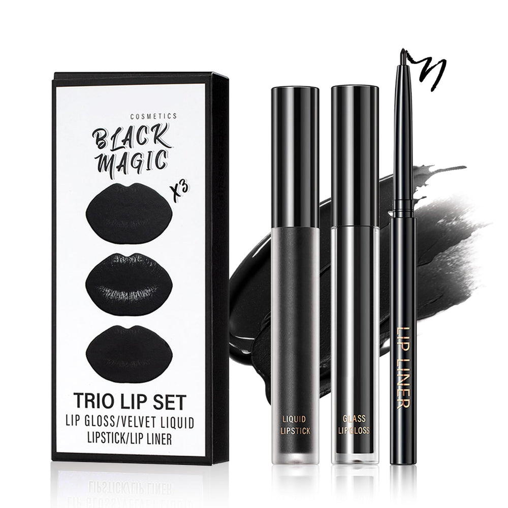 QIUFSSE front packaging showing kit and benefits of complete lip set