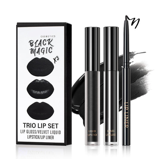 QIUFSSE front packaging showing kit and benefits of complete lip set