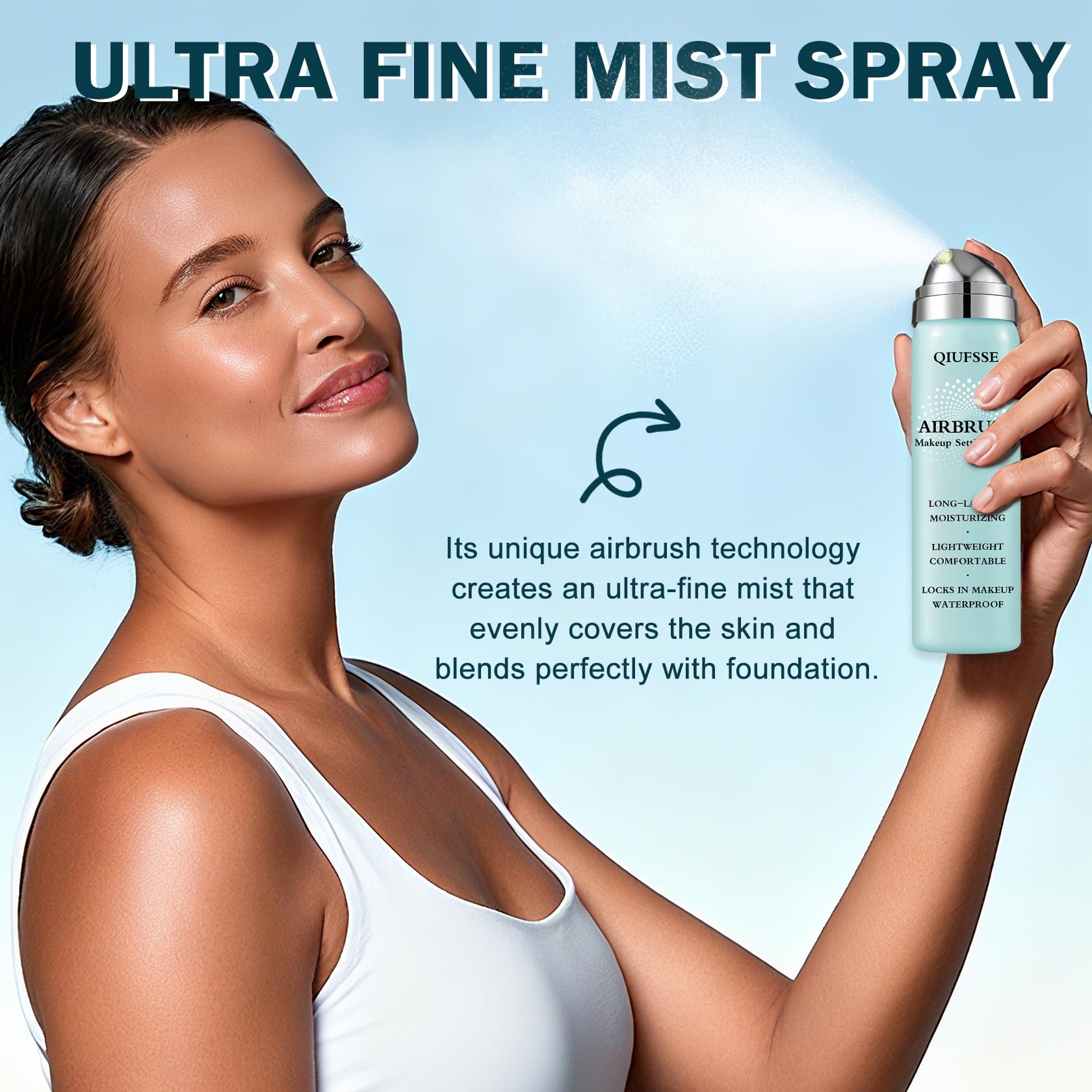QIUFSSE label ingredients view highlights plant extracts for gentle hydration