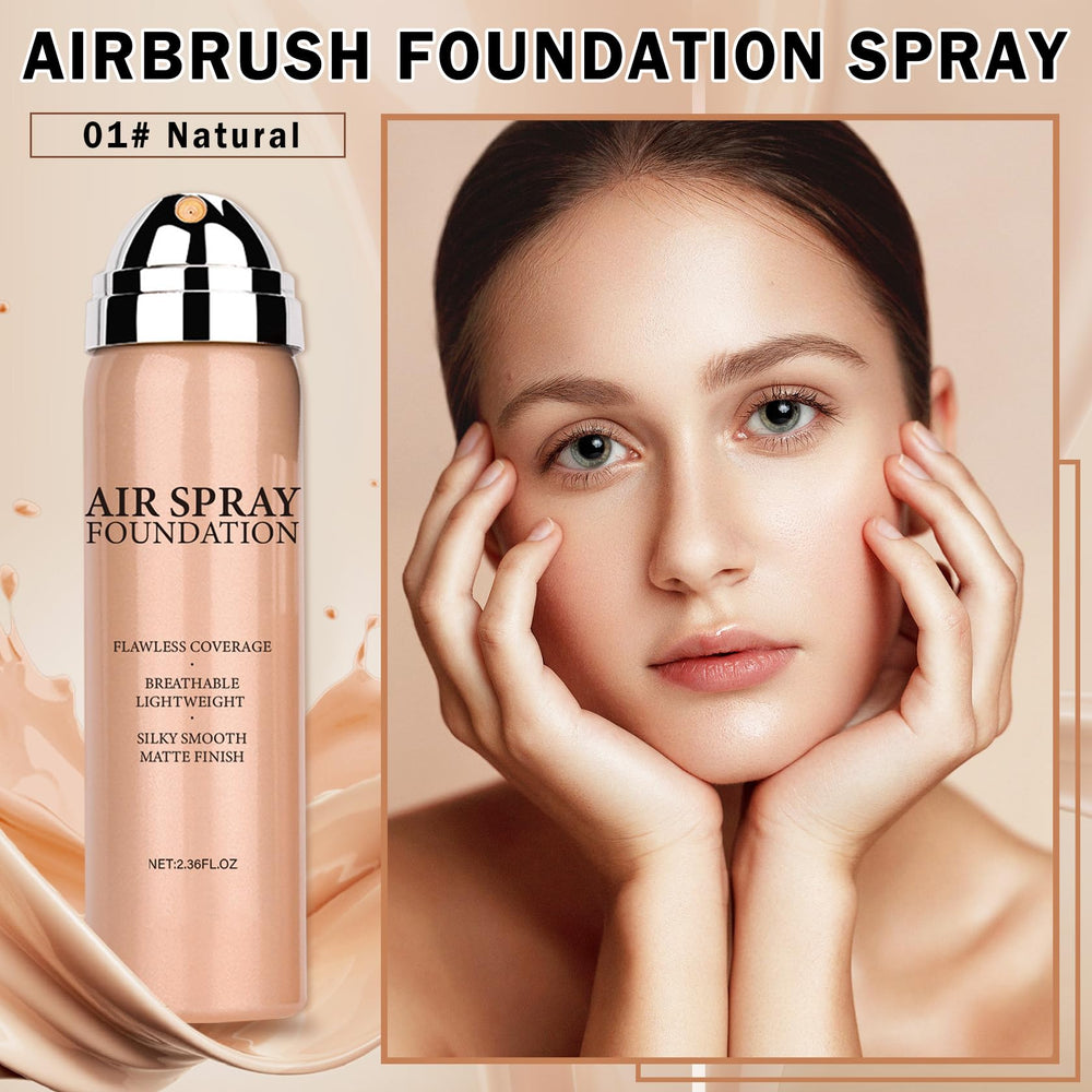 QIUFSSE close-up nozzle producing fine mist for even, buildable coverage