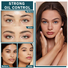 QIUFSSE close-up powder texture highlighting fine mineral finish and matte effect
