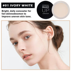 QIUFSSE concealer texture close-up showing creamy finish for smooth blending benefit