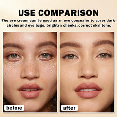 QIUFSSE cream texture swatch demonstrating smooth blendability benefit
