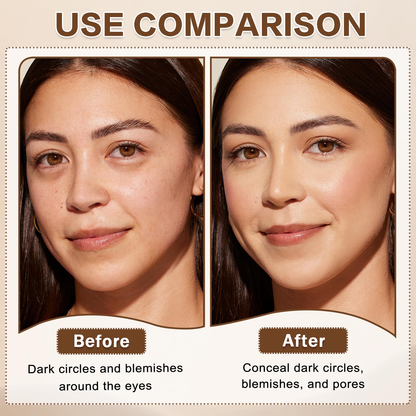 QIUFSSE liquid texture swatched on skin to show lightweight hydration and natural finish