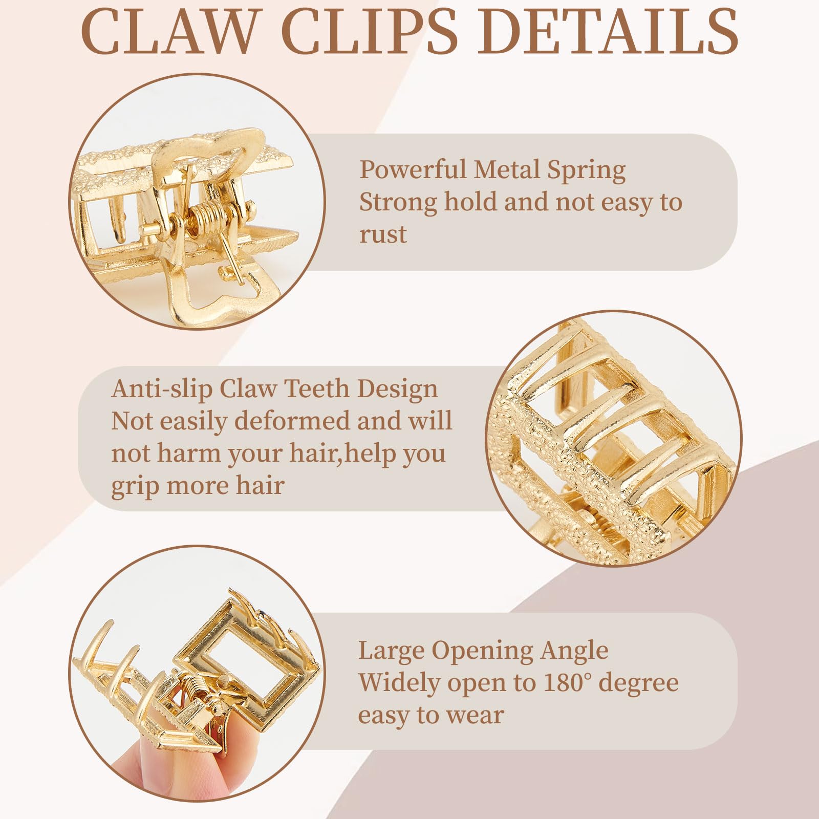 QIUTIMIY clip securing bangs in hair demonstrating neat hold and comfort