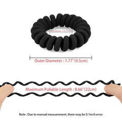 QIUTIMIY close-up of smooth TPU coil texture preventing tangles