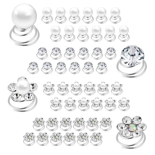 QIUTIMIY close-up showing pearl and rhinestone detail for elegant sparkle