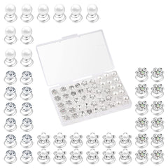 QIUTIMIY clear box of 48 spiral pins, organized and travel-ready benefit