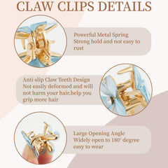 QIUTIMIY clip securing bangs for a neat face, practical for makeup and skincare