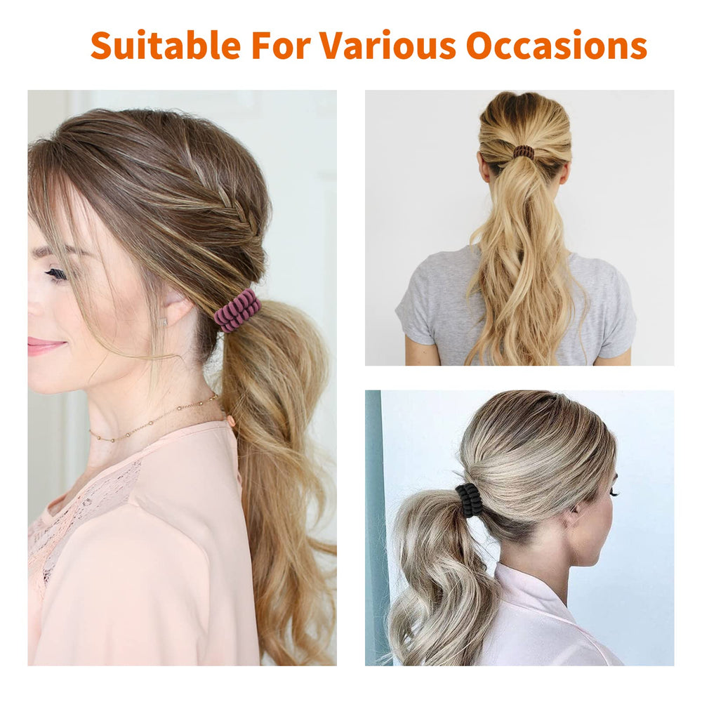 QIUTIMIY in use with high ponytail showing secure, no-crease hold