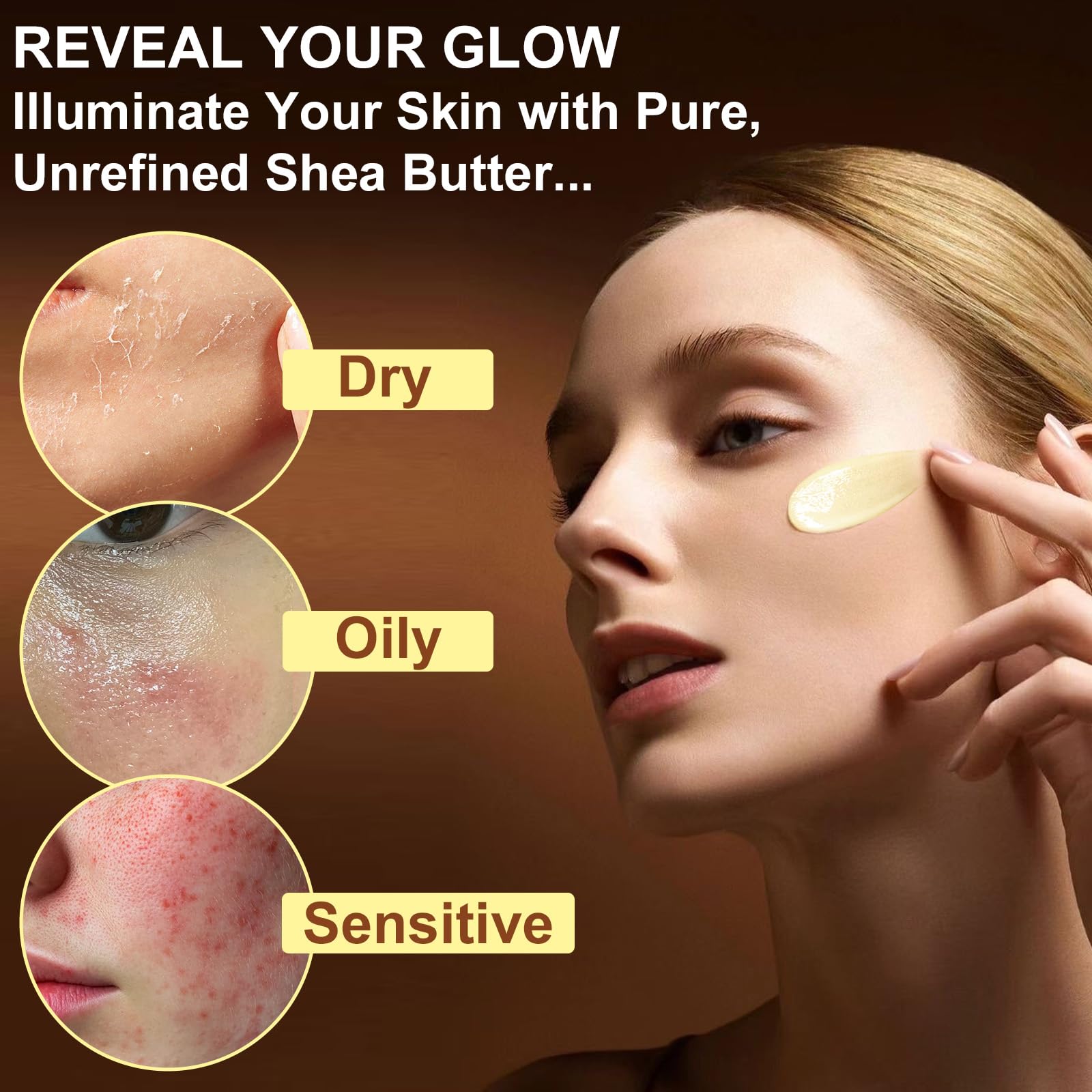 QJCWXIAOX hair treatment usage showing product on hair ends benefit