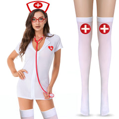 QLINLEAF nurse headband close-up showing secure fit and comfortable construction