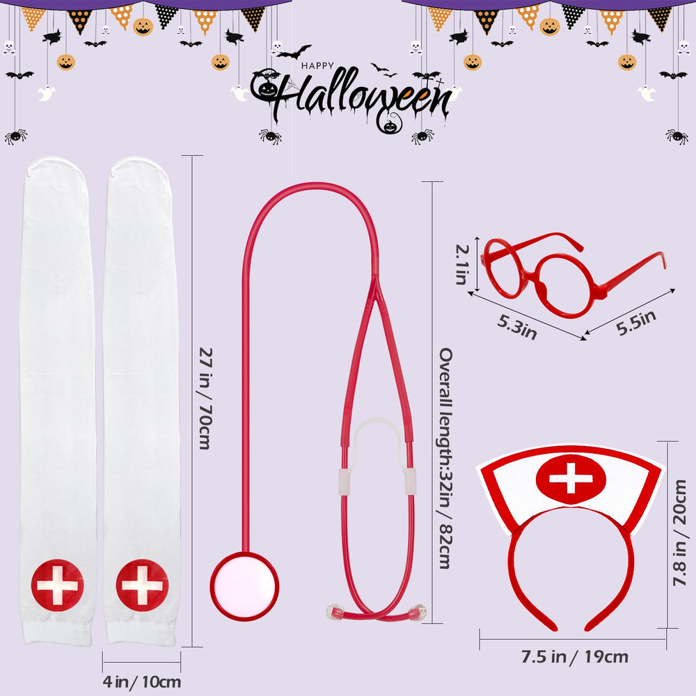 QLINLEAF stethoscope detail with metal accents adding realistic costume appeal