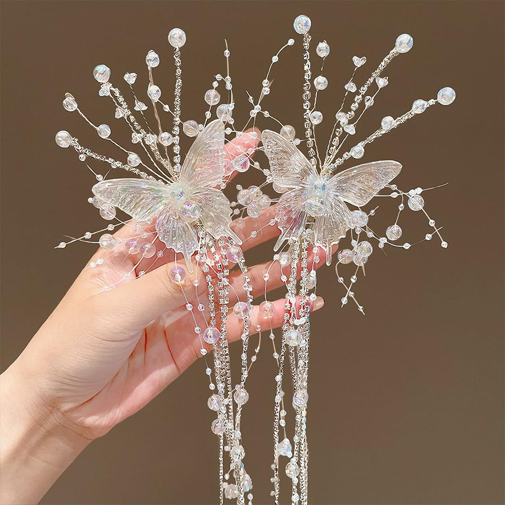 Qojai flatlay of both butterfly clips in package for gifting presentation benefit