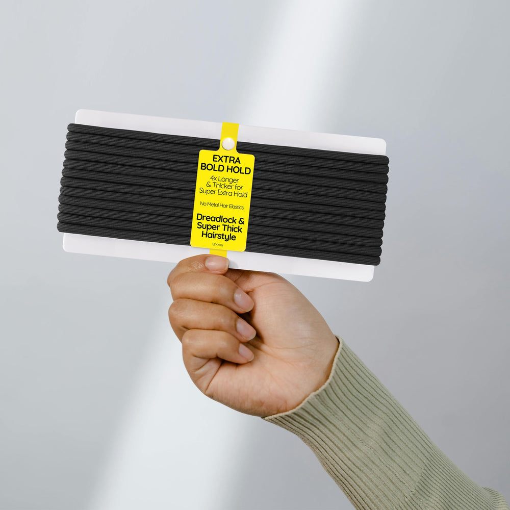 Qooocy band stretched to show 4x extra length and strong elastic recovery for large styles