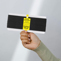Qooocy band stretched to show 4x extra length and strong elastic recovery for large styles