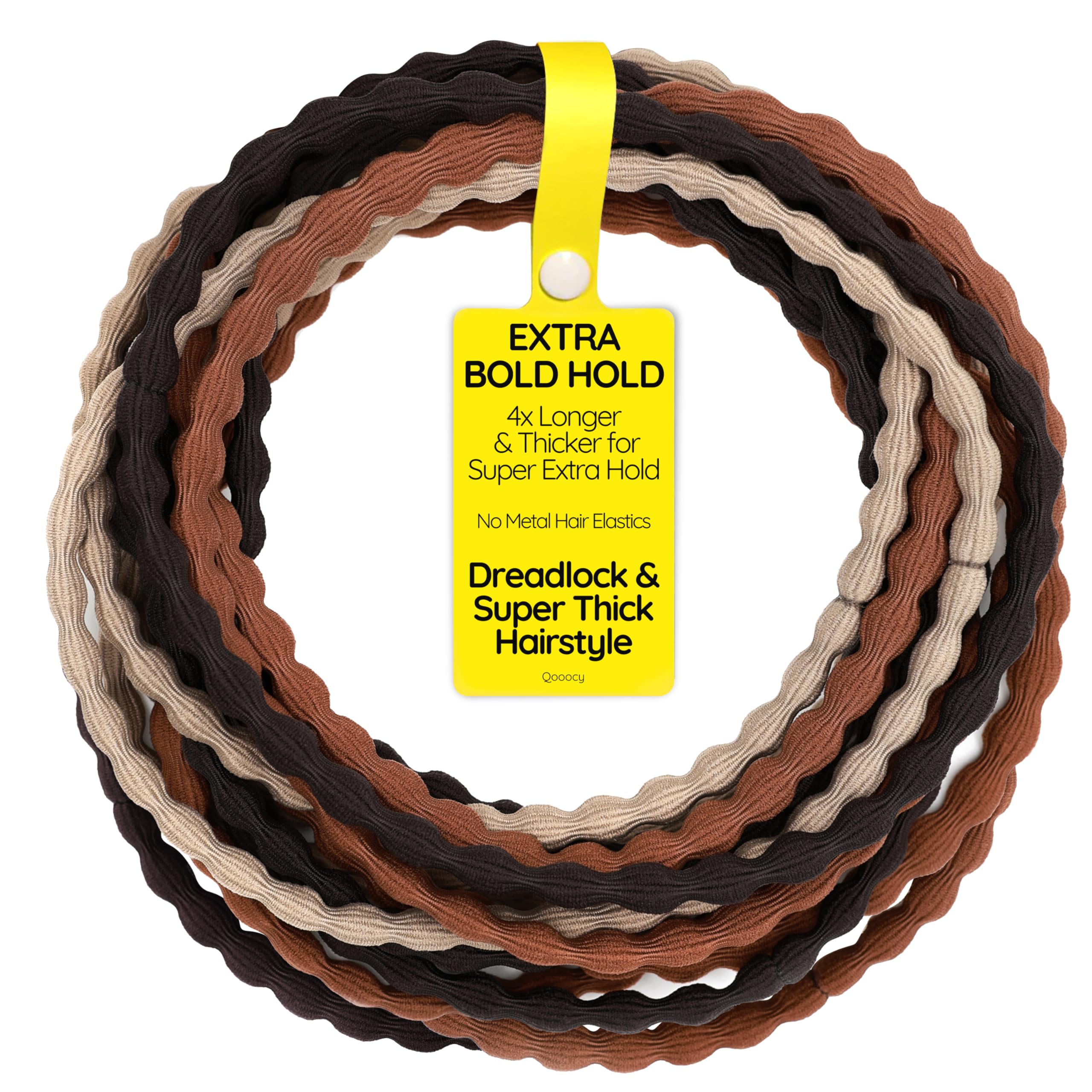 Qooocy front packaging showing 12-pack and oversized band benefit